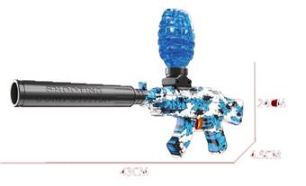 Supply Mini AK47 Water Transfer Water Bullet Gun Electric Water Bullet Gun Simulation Crystal Pinball Shooting Toy Gun   ITEM NO.： W064658
