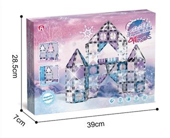 7.5CM Diamond Magnetic Disc Ice and Snow Theme 93P   ITEM NO.： W046706