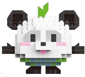Panda 210PCS Low Price Impulse Edition - Micro Particle Building Blocks   ITEM NO.： W044844