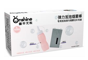 Elastic Bubble Smoke Stick - Special Bubble Liquid and Smoke Chamber Supplemental Pack - Pink   ITEM NO.： W043462