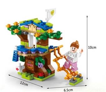 Mini treehouse 6-in-1 1.152pcs   ITEM NO.： W046081