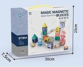 Magnetic block ball track building blocks 38PCS   ITEM NO.： W046461