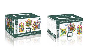 Early Education Magnetic Stick Ultimate Edition 136PCS   ITEM NO.： W047318