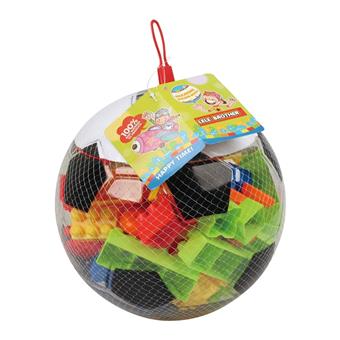 Large football puzzle building blocks mixed with multiple colors weighing 350 grams (approximately 50-60PCS)   ITEM NO.： W045930