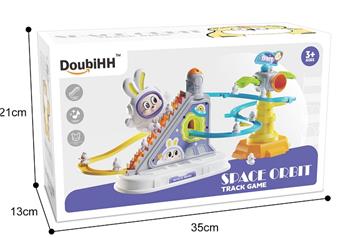 Come on, rabbit. Climbing stairs and alien tracks. 6 rabbits   ITEM NO.： W062097