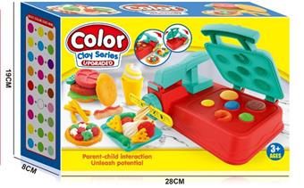 Large food machine DIY set of colored clay (single 2-color mixed)   ITEM NO.： W051903