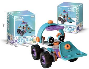 Soft rubber building block assembly vehicle   ITEM NO.： W042291