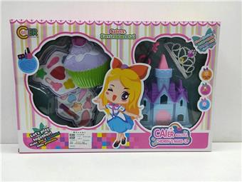 Cake second floor makeup with villa set   ITEM NO.： W060083