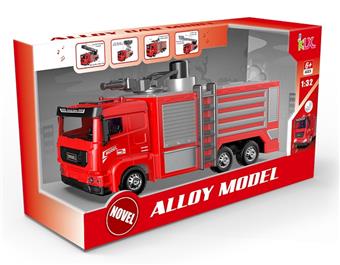 Alloy fire extinguishing water gun truck (red)   ITEM NO.： W068100