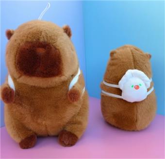 European mink dumpling backpack capybara 10 inches   ITEM NO.： W054471