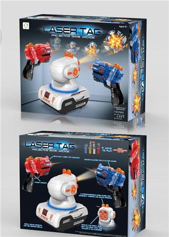 Laser battle projector with 2 guns   ITEM NO.： W061125