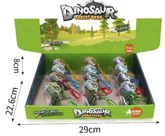 Colorful biting dinosaur (with keychain)   ITEM NO.： W049019