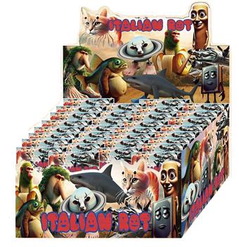 Shanhaijing wooden stick figurine with 16 keychains, blind box display box+card   ITEM NO.： W055590