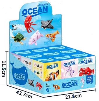 881PCS low-priced impulse version of cute marine creatures   ITEM NO.： W044469