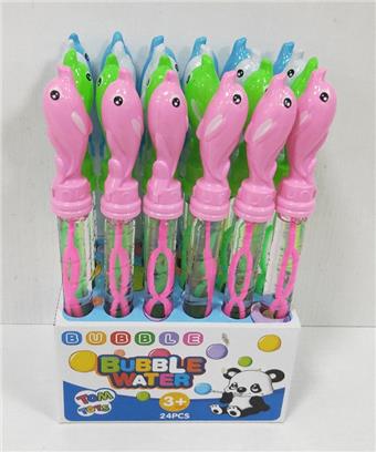 Little Dolphin Bubble Stick (regular uncovered) (24 sticks)   ITEM NO.： W043052