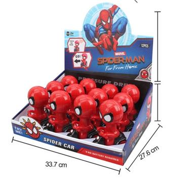 Spider Man Pressure Truck (12pcs/box)   ITEM NO.： W042255