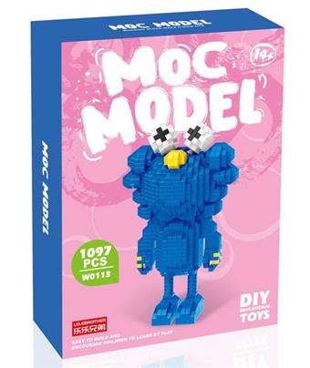 Trendy KAWS collaboration blue 1097PCS   ITEM NO.： W046171