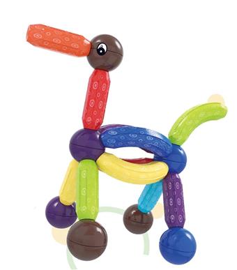 Large size assembled magnetic rod 32PCS   ITEM NO.： W046528