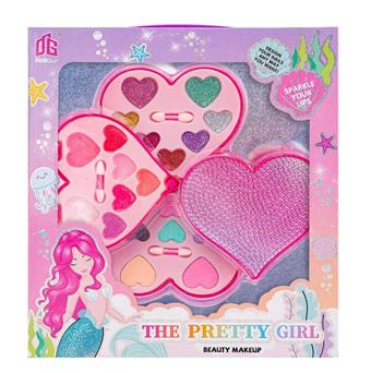 Nail Comb Dress Up Toy Diamond Love DIY Three layer Rotating Box   ITEM NO.： W057839