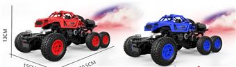 1: 16 Six way light spray six wheel skeleton climbing police car   ITEM NO.： W060651