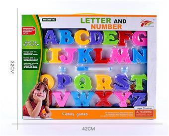 4.5cm 26 magnetic letters with writing board   ITEM NO.： W056747