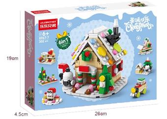 Gingerbread House Building Blocks 302PCS   ITEM NO.： W044406