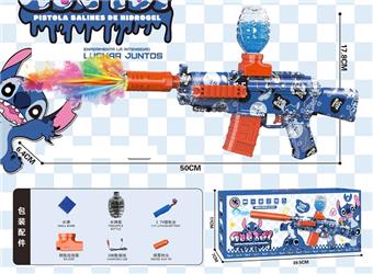 Stitch AK47 Electric Water Bullet Gun 3.7V (with Colorful Smoke Flash Silencing)   ITEM NO.： W066482