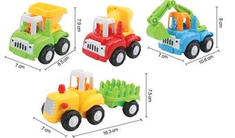 Inertial engineering vehicle (12pcs/box)   ITEM NO.： W042251