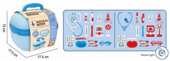 Household medical equipment storage box (stethoscope with heartbeat sound and light, pack 2 AG10)   ITEM NO.： W048821