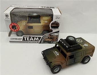 Inertial Hummer military vehicle with lighting and music   ITEM NO.： W041736
