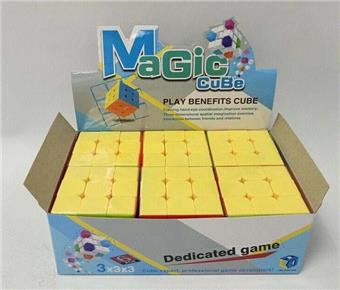 (GCC) Linghuan Magic Cube Third Order (with anti rotation film) Puzzle Cube Stress Relief and Release Puzzle Toy Finger Game   ITEM NO.： W042788
