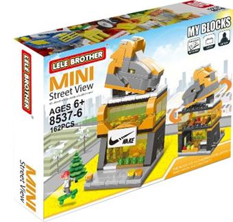 Mini Street View - Shoe Store 162PCS   ITEM NO.： W044426