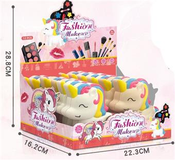 New children's toys, makeup, cosmetics unicorn (12PCS single price)   ITEM NO.： W060046