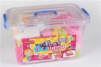Building block storage box # 6, multi-color mixed packaging # 4, weighing 600 grams (approximately 120 PCS)   ITEM NO.： W045282