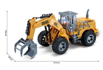 1: 30 four-way light remote control high arm gripper farmer's cart   ITEM NO.： W060574