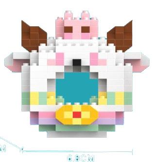 Sweet Donut Meow Lamb 196PCS   ITEM NO.： W045081