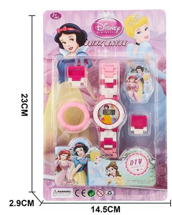 Disney Princess Electronic Block Watch   ITEM NO.： W061424