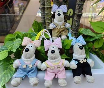 Headmaster Dog Plush Keychain Doll   ITEM NO.： W048252