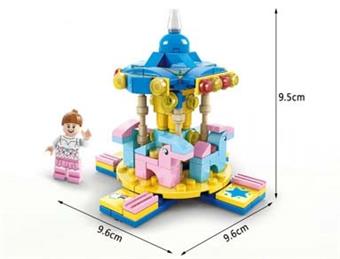Mini bag 6-in-1 carousel 159pcs   ITEM NO.： W046191