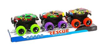 Dual inertia off-road tin car   ITEM NO.： W046992