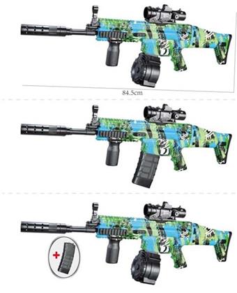 Battery 7.4V water bullet 7-8mm graffiti SCAR electric high-speed continuous firing water bullet gun   ITEM NO.： W065480