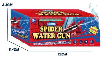 Spider Man Water Gun 250ml, Red   ITEM NO.： W067855
