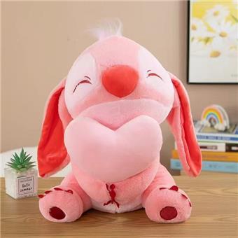 Creative Plush Doll Cute Styling Plush Toy Doll Heart hugging Stitch - Pink   ITEM NO.： W054582