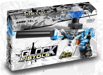 Electric Desert Eagle Water Bullet Gun (Blue)   ITEM NO.： W064227