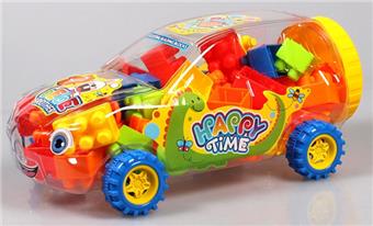 Multi colored mixed weighing of puzzle building blocks for off-road vehicles weighing 200 grams (approximately 50-60 pieces)   ITEM NO.： W046257