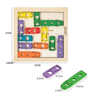 Wooden mobile puzzle toys for outbound transportation   ITEM NO.： W049450