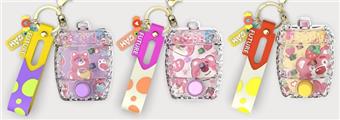 102 Strawberry Bear Keychain (24PCS)   ITEM NO.： W048308