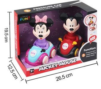 Mickey Pressure Car (with lights and music)   ITEM NO.： W042213