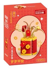 165PCS low-priced impulse version of firecrackers - micro particle building blocks   ITEM NO.： W044706