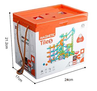 5.5CM ball track assembly magnetic sheet 160PCS   ITEM NO.： W046626